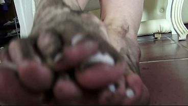 Dirty Feet Cleaning Instructions! 