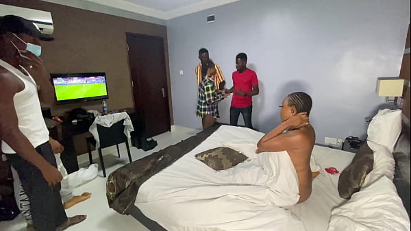 Play MP4 - lesbians caught at the hotel room and fucked by their boyfriends