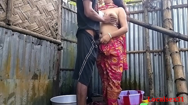 Indian red saree wife fuck