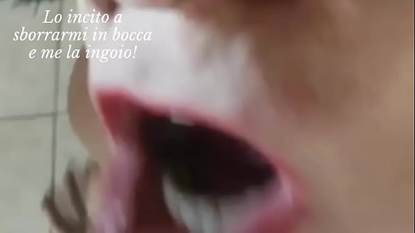 4 pompini con ingoio di una trav veneta molto golosa 