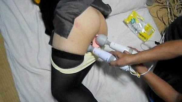 Mischievous with vibes  to Anus of cross-dressing Fujiko 