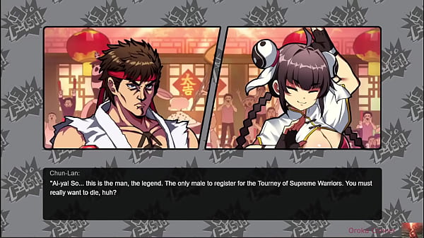 Greedy chinese restaurant owner stripped in the ring 