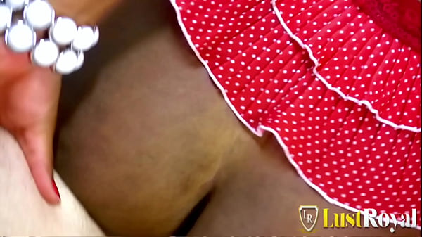 Curly ebony slut is hardcore pounded in tight pussy 