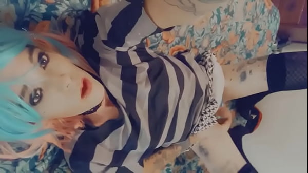 Hot Cosplay Girl Touching Herslef thumbnail