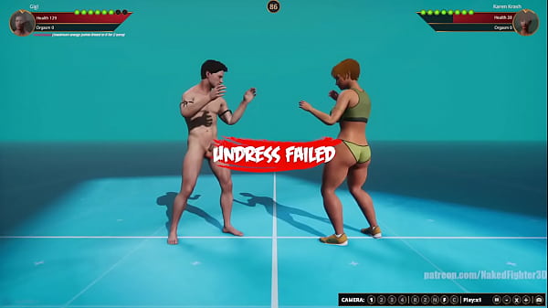 Gigi VS Karen Krash (Naked Fighter 3D)