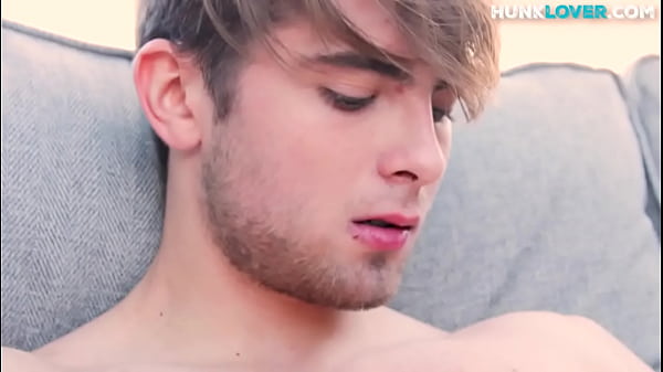 Muscular newbie masturbates on balcony until cumshot 