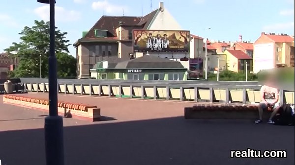 Glamorous czech kitten is tempted inthe mall and drilled inpov