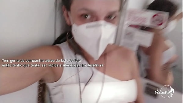 Não aguentei de tesão e gozei_no avião - Venusss Model - Vlog_da Venus #1