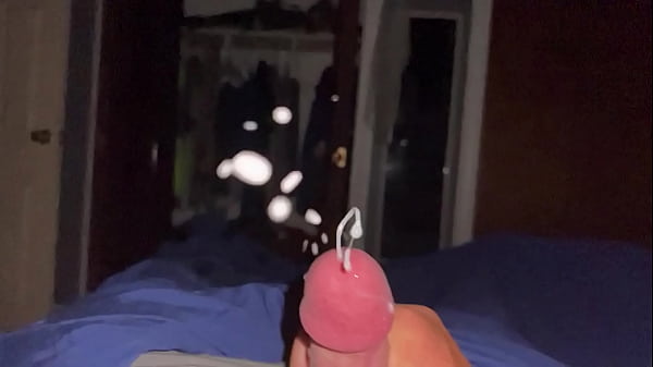 Slow motion masturbation with cum_shot