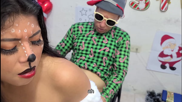 Interrupting my stepfather reading to give him his christmas gift real