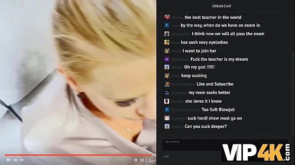 VIP4K. Perv sneaks into math teachers apartment and_they have sex