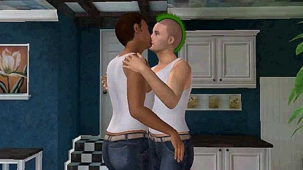 3D cartoon punk rocker sucks cock and gets fucked 