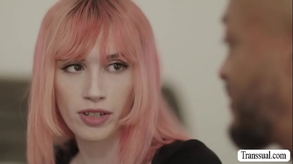 Big tits TS comforted by stepbro by fucking her ass