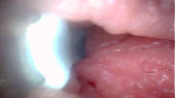 Let's take a peek into my juicy pussy together endoscope camera 