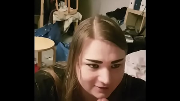 Play MP4 - NotagirlDK - Biggest dick I ever got to blow&comma; was a ton of fun even if I couldn't do much with it&excl; Crossdresser sucks huge white cock