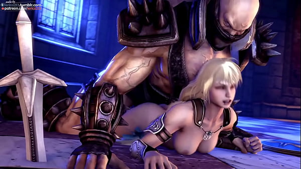 Sophitia is forced to accept defeat 