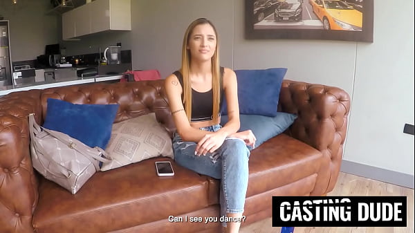 Skinny latina teen pov casting blowjob her way up to success