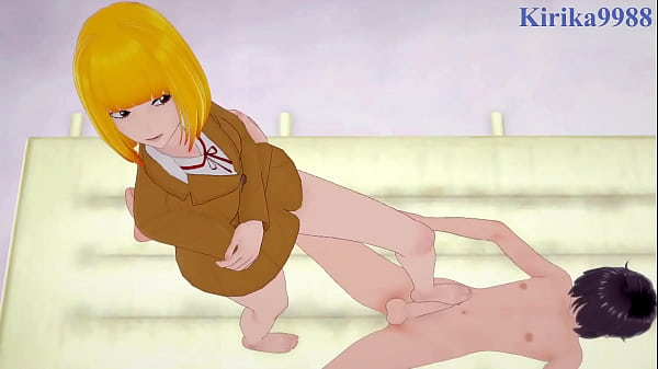 Meiko Shiraki and Hana_Midorikawa intense sex Prison School Hentai