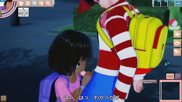 A dora est&aacute; confusa de onde est&aacute; o clit&oacute;ris mas seu amigo vai ajudar ela a encontrar