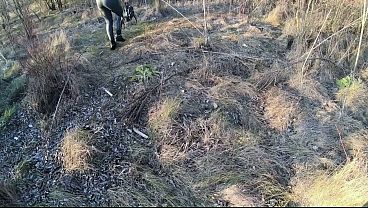 Nonton Public Risk In Tight Leather &ndash; Cameltoe, Blowjob & Cum On My Downjacket Twice thumbnail