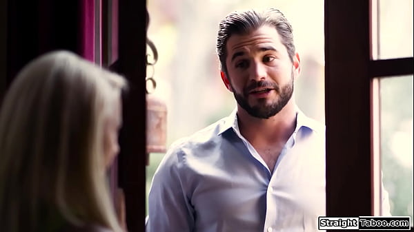 Lola fae is cornered by a petite blonde signed a contract which allows him full access to her small tits babe fucks him