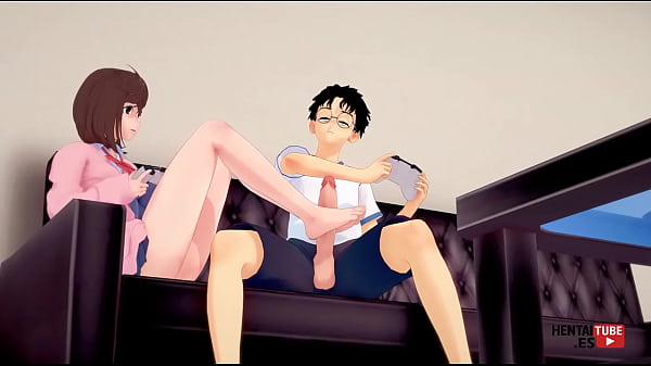 Play MP4 - DandaDan Hentai&colon; Okarun and Momo's Console Gaming Pleasures - Asian Japanese Manga Anime Hentai 3D Porn