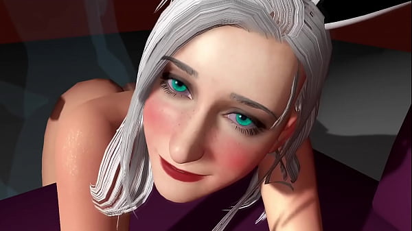 White Bunny Doggy Style. thumbnail