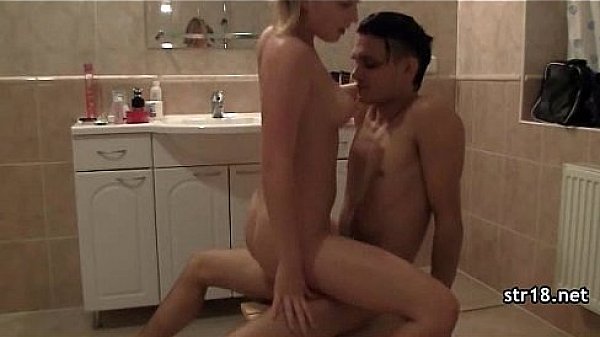 Very hot teens hardcored after class 