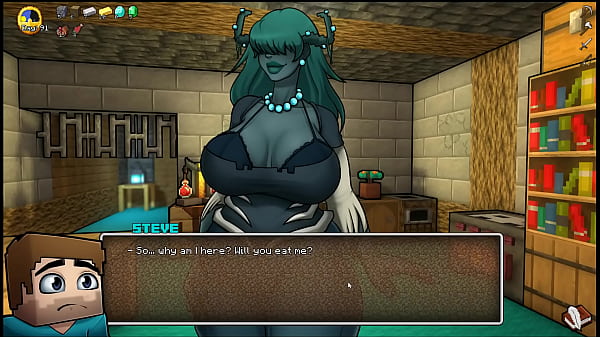 Play MP4 - HornyCraft &lbrack; Parody Hentai game PornPlay &rsqb; Ep18 The endergirl masturbates with her new silver dildo