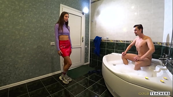 Play MP4 - Young skinny slut's first call ended with cum in tight asshole&period; GoldTeachers