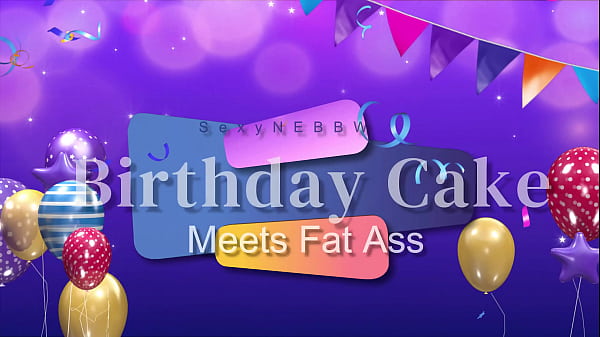 Nonton Birthday Cake Meets Fat Ass - Preview thumbnail