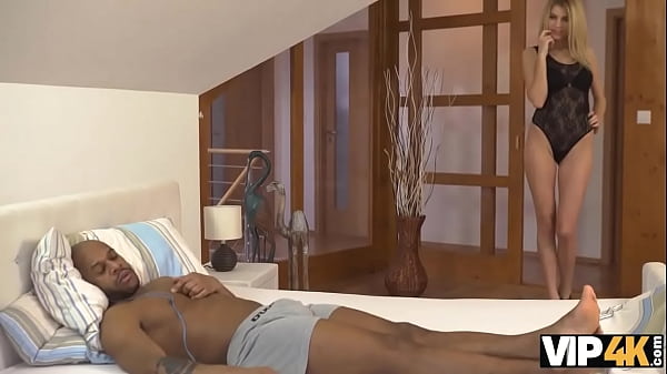 VIP4K. Husband when the hottie goes hunting for black pricks 