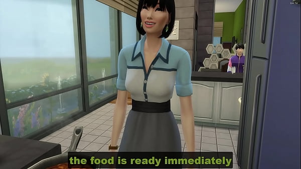 Play MP4 - Japanese step mom catches her stepson masturbating in front of the computer watching porn videos and then helps him have sex with her for the first time - Korean step-mother