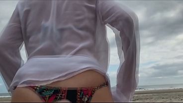 The milf sat down on a dick with her anus in front of everyone 