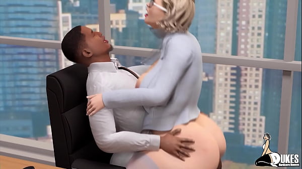 Freaky BBC takes his new secretary on a fucking touraround the office