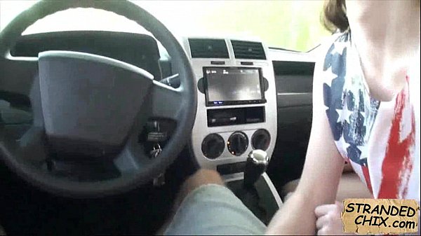 Teen stranded sucksdick for a ridehome Tali Dava_2 3