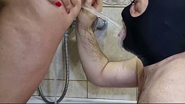 My Wife Cleans Her Butt Before Anal Sex. Enema. Ep 30601 thumbnail