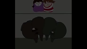 Girls sex stuck in wall