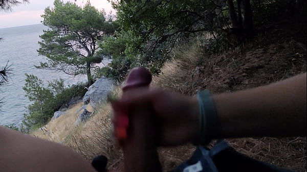 Risky Fucking In The Park With Sea View thumbnail