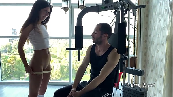 Play MP4 - Step sister Katty West seduced stepbrother Oliver Strelly and creampied in the gym &period; Filled up tight pussy with hot cum