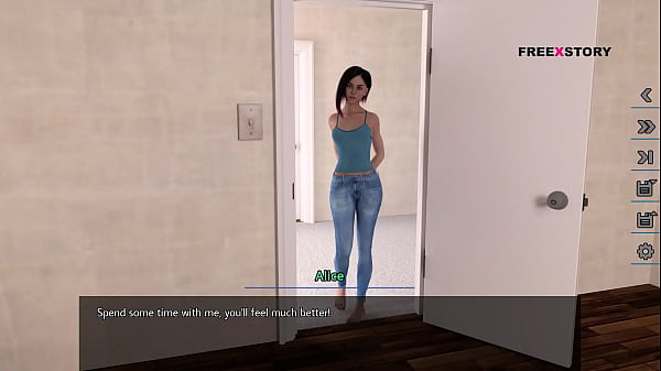 Dreams of desire latisha showing her huge breasts to alex while she is helping his studies 