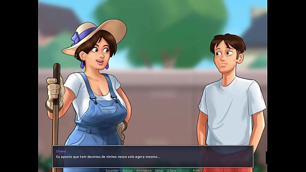 Play MP4 - Summertime Saga ep 17 - Ajudando no jardim e Pegando nos peitos e Bunda da Diane