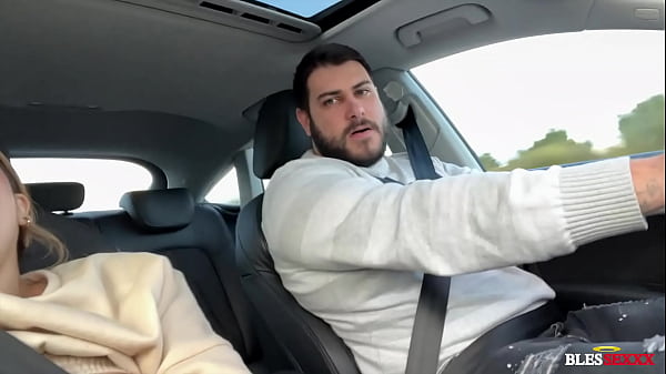 Horny Latina wants dick during the ride - Marina Gold &Magic Javi