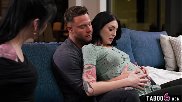 Play MP4 - Pregnant couple dealing with unsatisfied cravings inviting a third