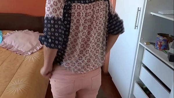 Stepson enjoys me to the fullest he licks my pussy fucks me and cums in my mouth and face 