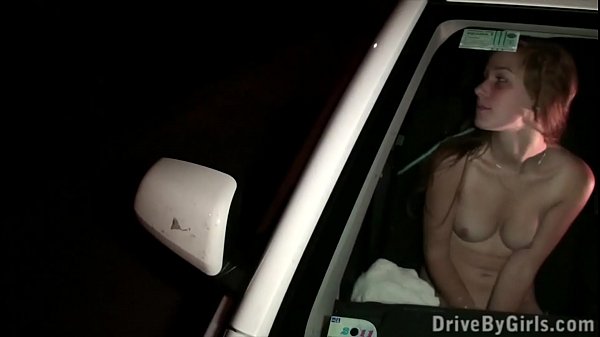 Alexis Crystal is flashing_her y.pussy in the car on the way to public