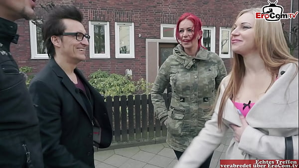 German Amateur Bitch With Perfect Boobs Like Porn With 2 Guys thumbnail