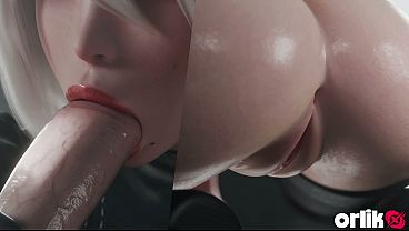 2b Nier Automata Wanna Suck And Ride Big Dick Creampie Ending | 3d Animation thumbnail
