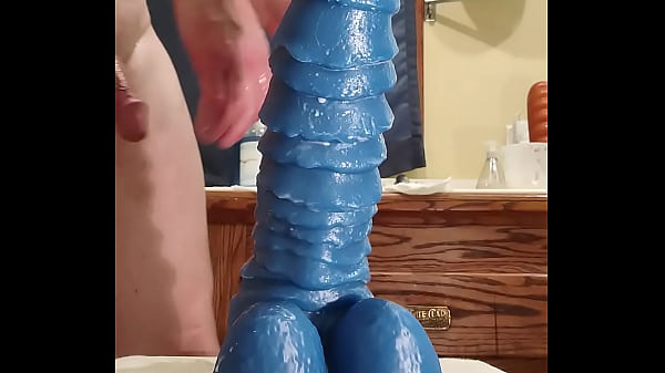 Large toys wrecking my ass HARD! 