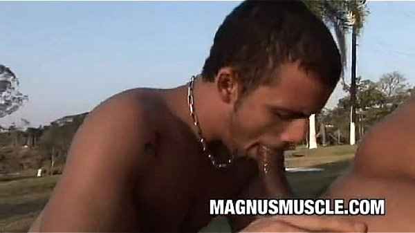 Matheus Axell and Erick Leony Beefy Studs Outdoor Anal SexCapades 